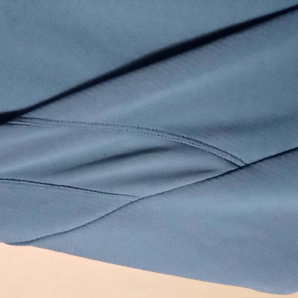 Nike Fit Dry Blue w Silver Swoosh Half Zip Pullover w Pocket XXL - Picture 7 of 7